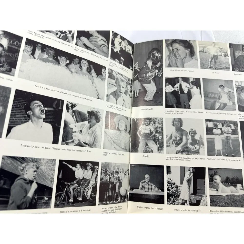 1960 The Scroll Herbert Hoover High School Glendale CA Yearbook Signed